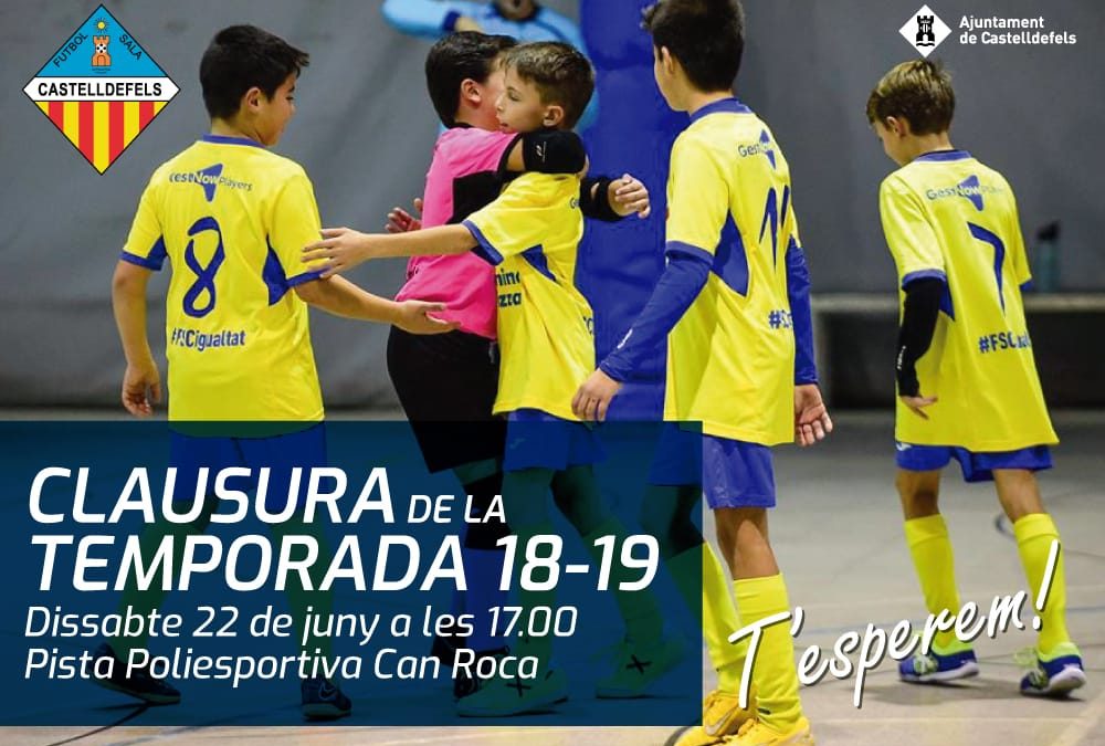 DEMÀ DISSABTE 22 JUNY (17h; Pista Poliesportiva de Can Roca), CLOENDA FSC 18-19